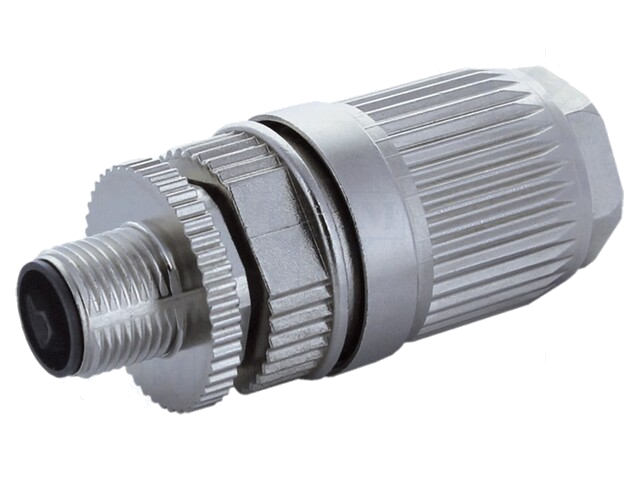 Stekker; M12; PIN: 5; mannelijk; code L-Power; voor draad; IDC; IP67 Stekker; M12; PIN: 5; mannelijk; code L-Power; voor draad; IDC; IP67